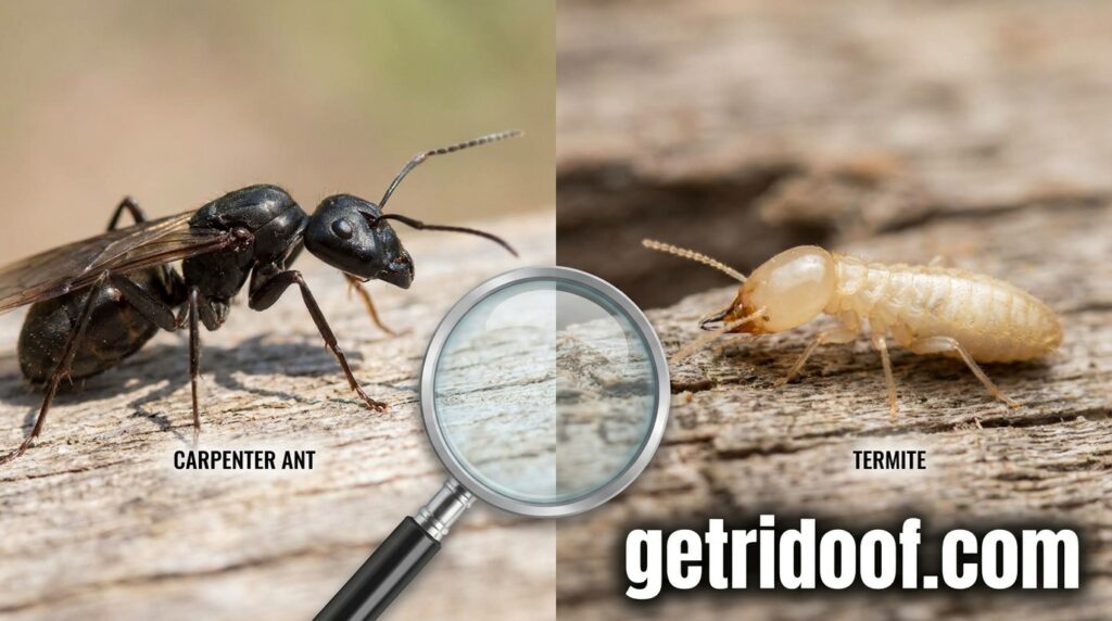 How to Identify Carpenter Ants vs. Termites