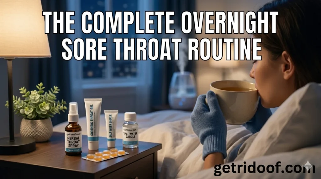 The Complete Overnight Sore Throat Routine