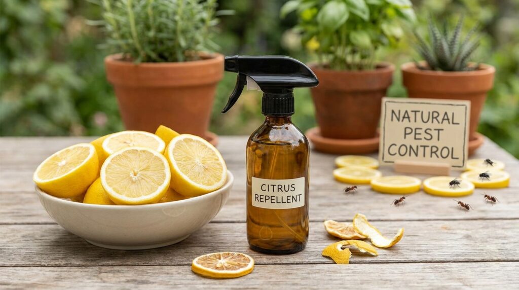 Lemons as a Natural Repellent