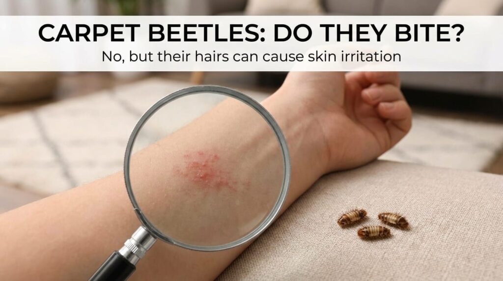 Do Carpet Beetles Bite Humans?