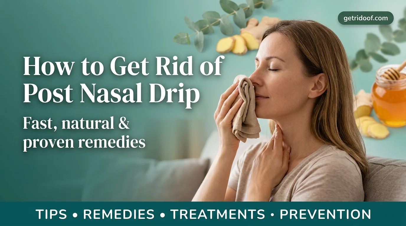 How to Get Rid of Post Nasal Drip