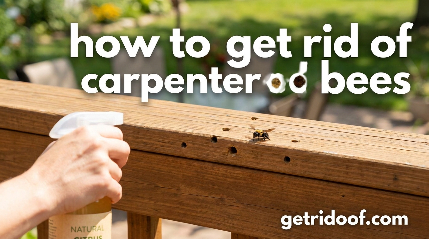 How to Get Rid of Carpenter Bees