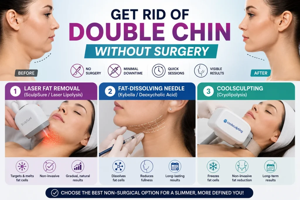 Best Ways to Get Rid of a Double Chin Without Surgery