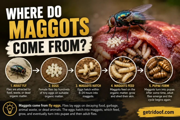 Where Do Maggots Come From?