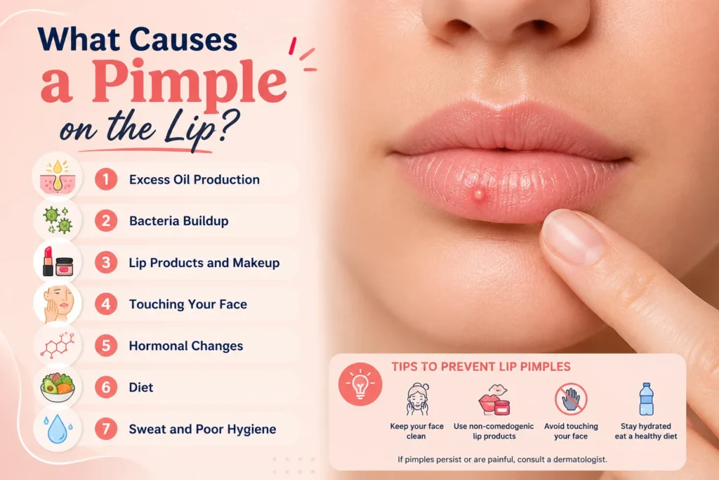 What Causes a Pimple on the Lip?