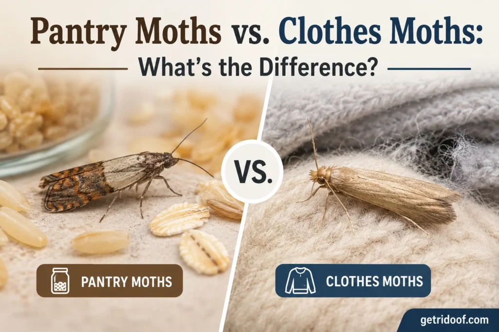 Pantry Moths vs. Clothes Moths: What's the Difference?