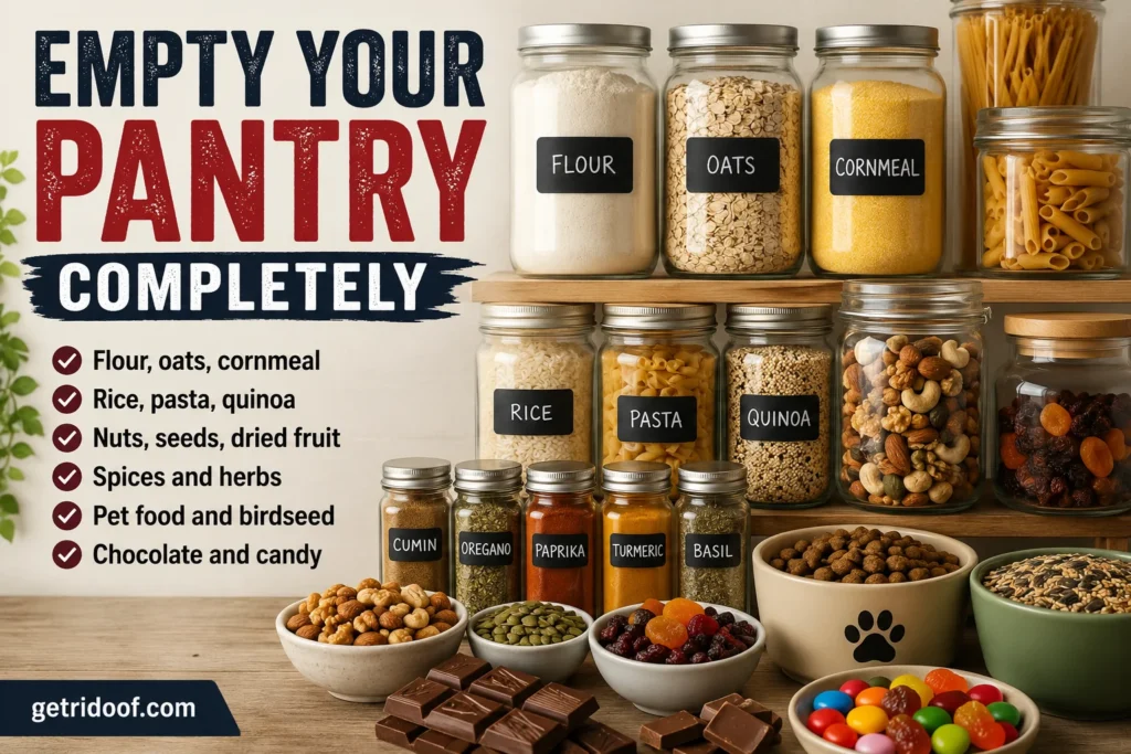  Empty Your Pantry Completely