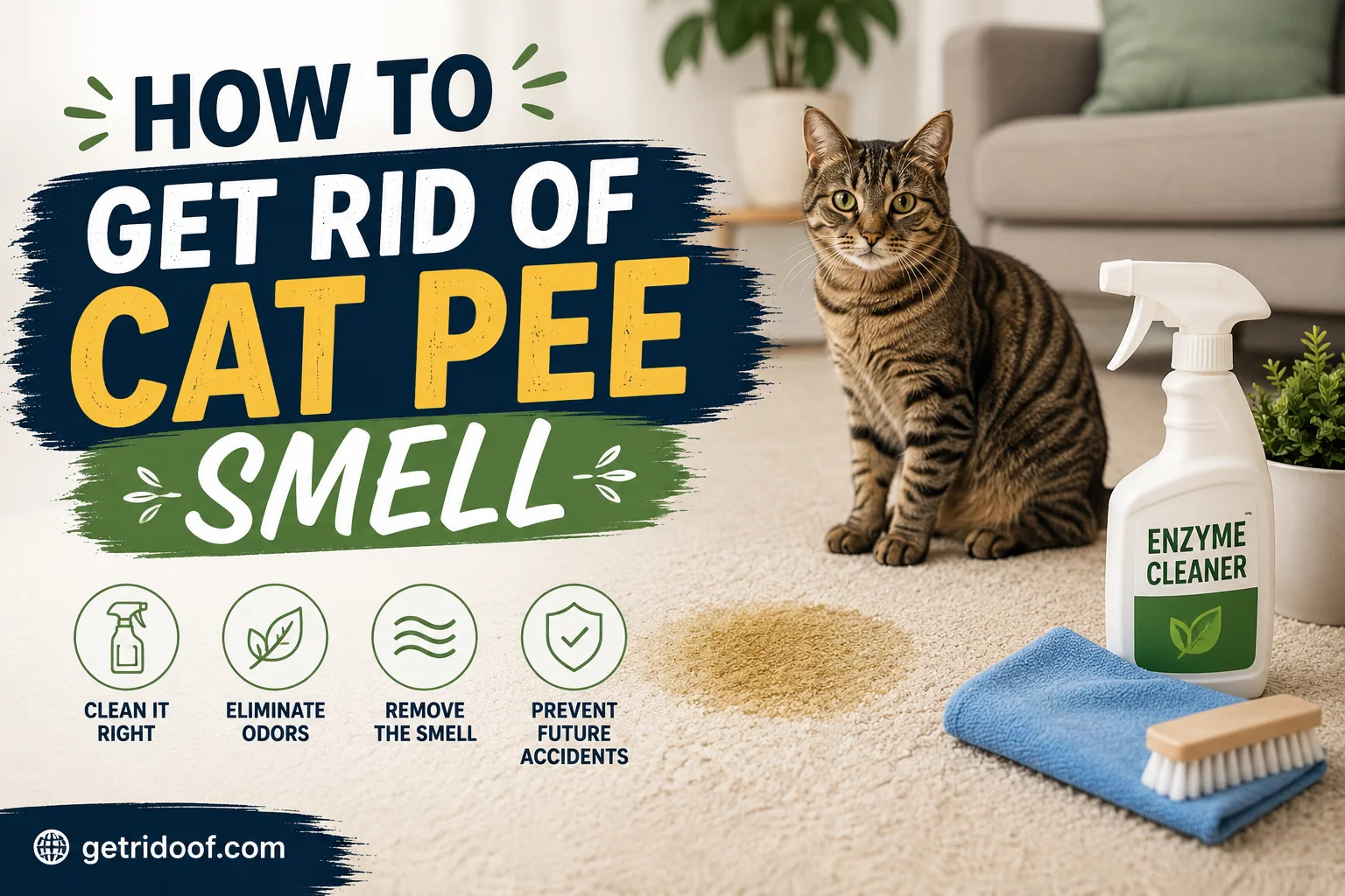 how to get rid of cat pee smell