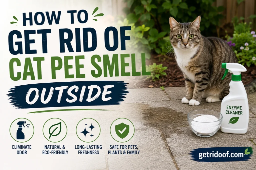 How to Get Rid of Cat Pee Smell Outside