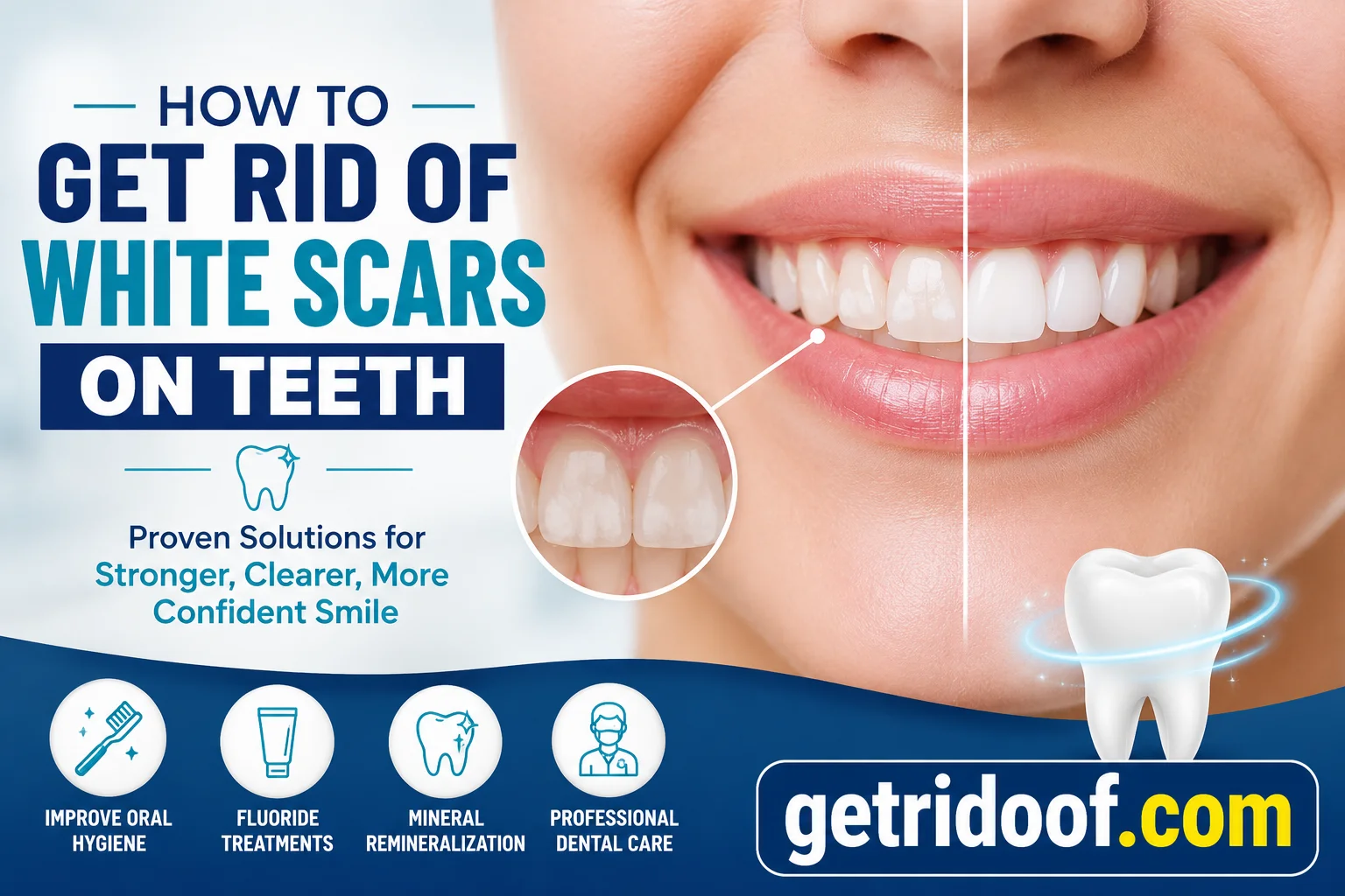 How to Get Rid of White Scars on Teeth