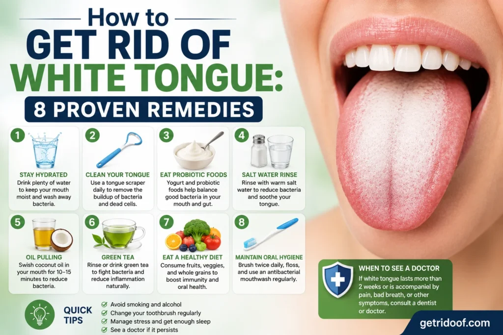 How to Get Rid of White Tongue: 8 Proven Remedies