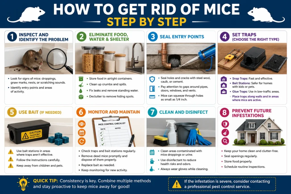 How to Get Rid of Mice Step by Step