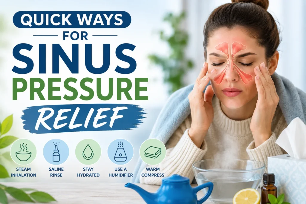 Quick Ways for Sinus Pressure Relief