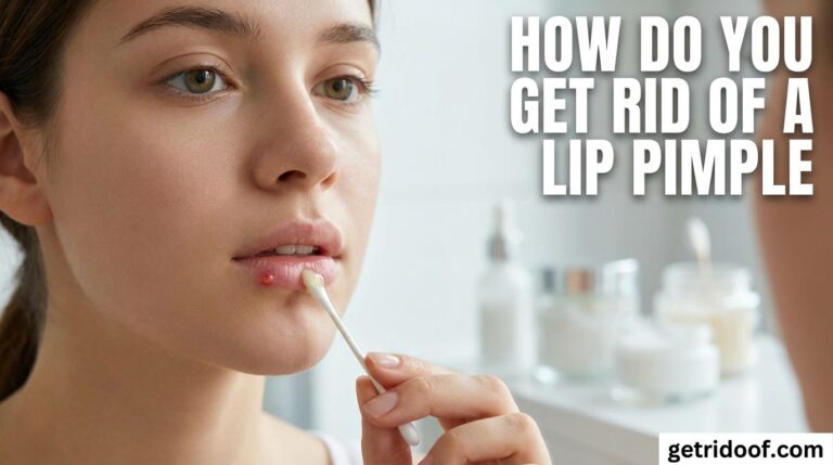 How Do You Get Rid of a Lip Pimple?